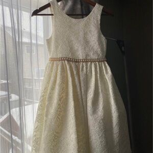 American Princess Cream Lace Formal Dress